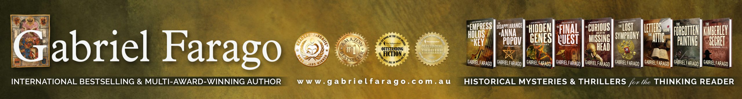 Author Gabriel Farago Official Website